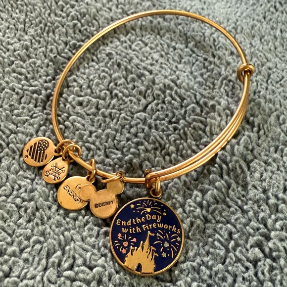 Disney Alex and Ani: End the Day with Fireworks Bracelet - Picture 2 of 4